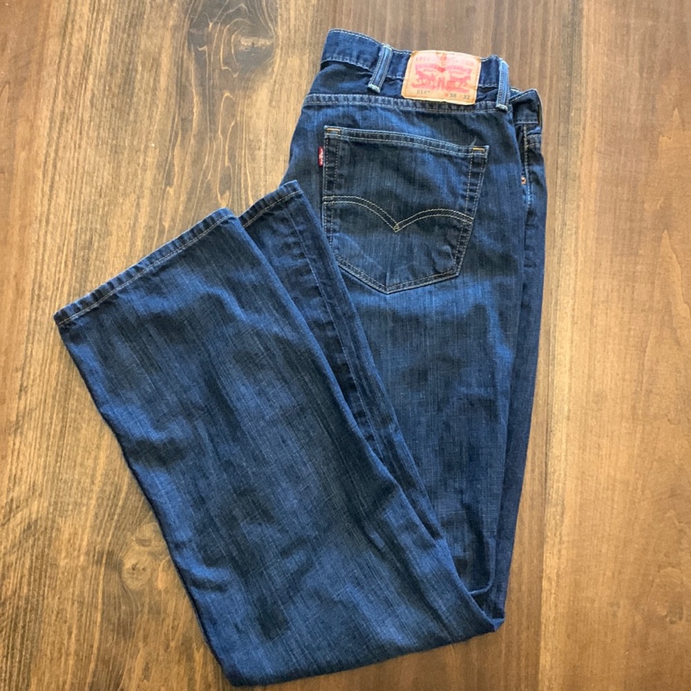 Mens Levi 514 Jeans 38x32